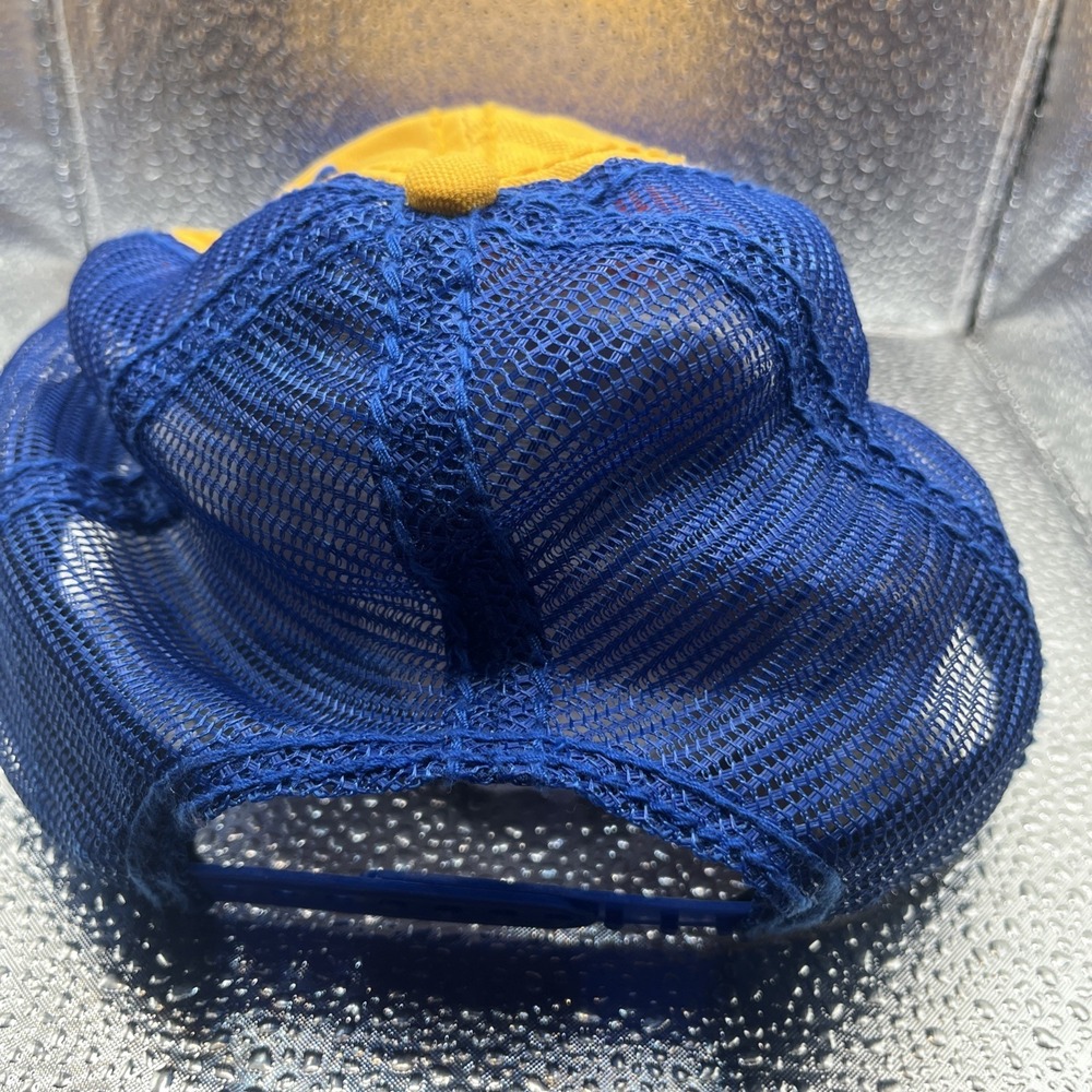 Butterfinger Hat Cap Snap‎ Back Nestle Blue Yellow Mesh Trucker SnapBack - Picture 4 of 7